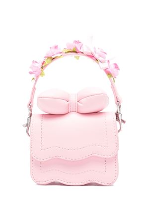 Rose,Appliqué Mini Bag MONNALISA KIDS | 39E00350830090